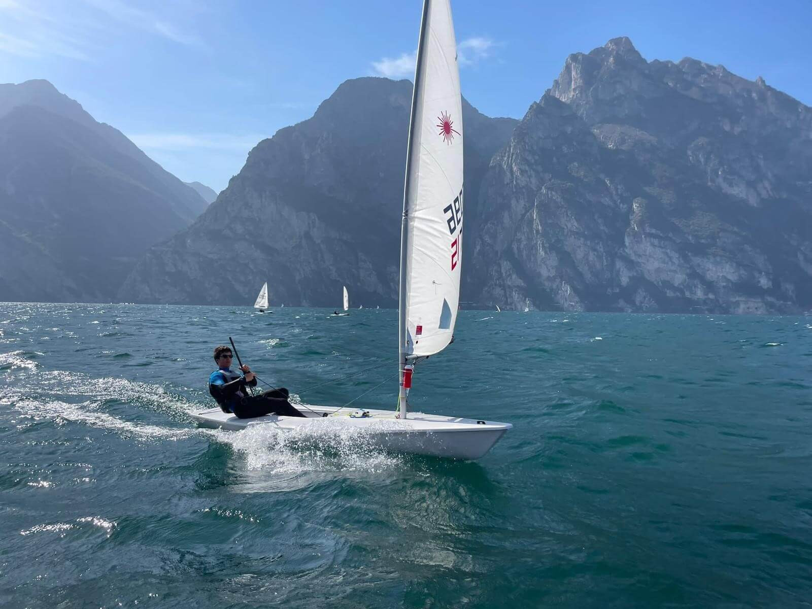 SVNRW Team West Training am Gardasee. Max Stiff.