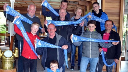 Blaues Band vom Biggesee.