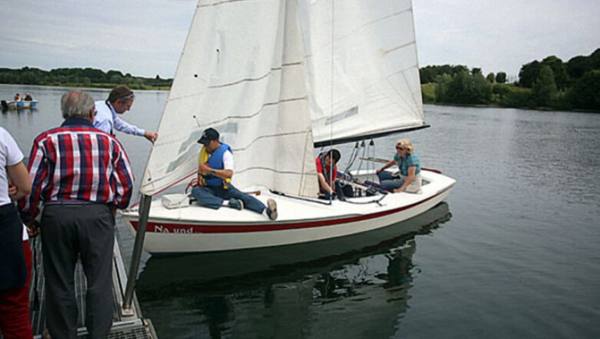 Blindenmatch-Race im SKBUe: Große Gastfreundschaft für die blinden Segler.