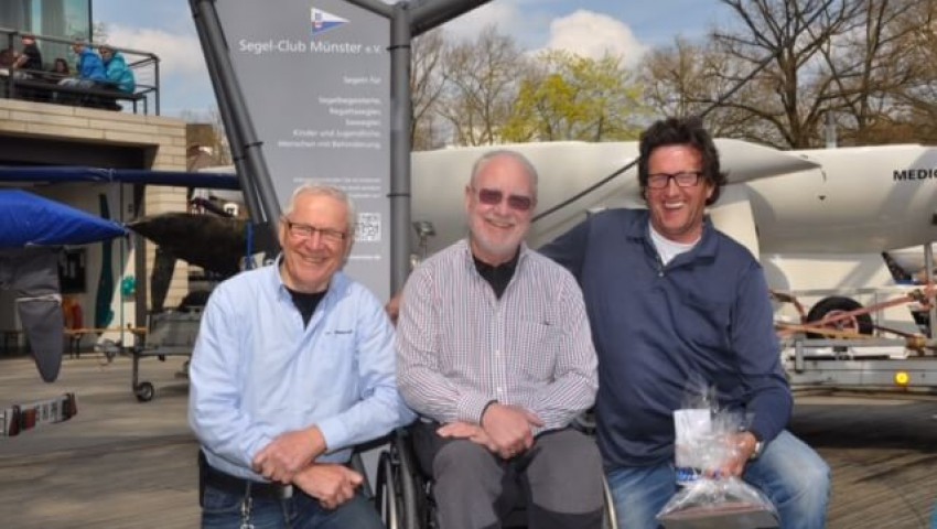 2.4mR Klasse Schwerpunktregatta in Münster: Die Sieger.