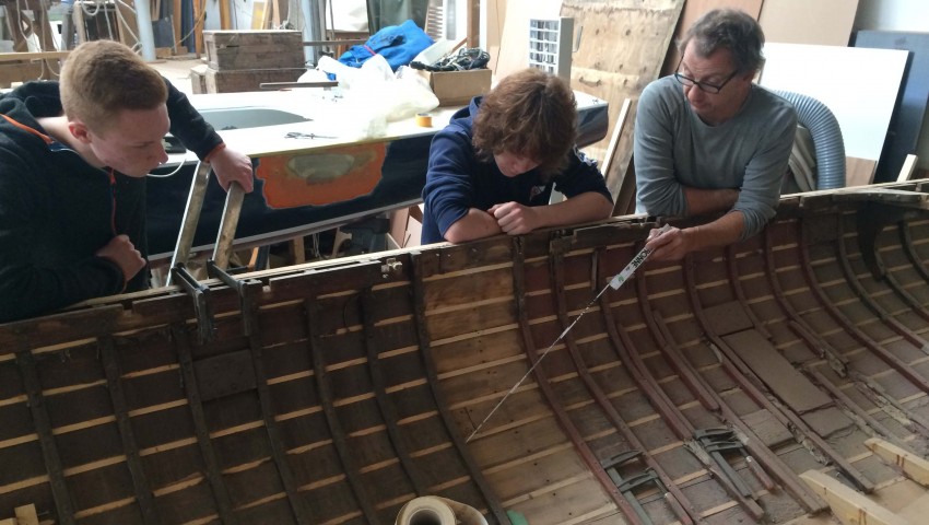 Seminar Holboot-Restaurierung.