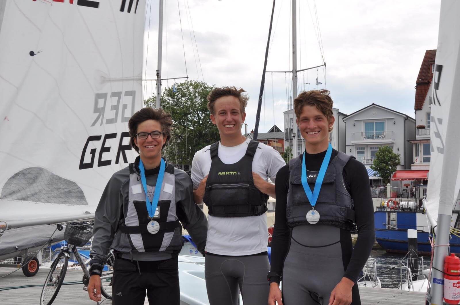 SVNRW Laser: Max Stiff, Christoph Möhring und Ole Kuphal