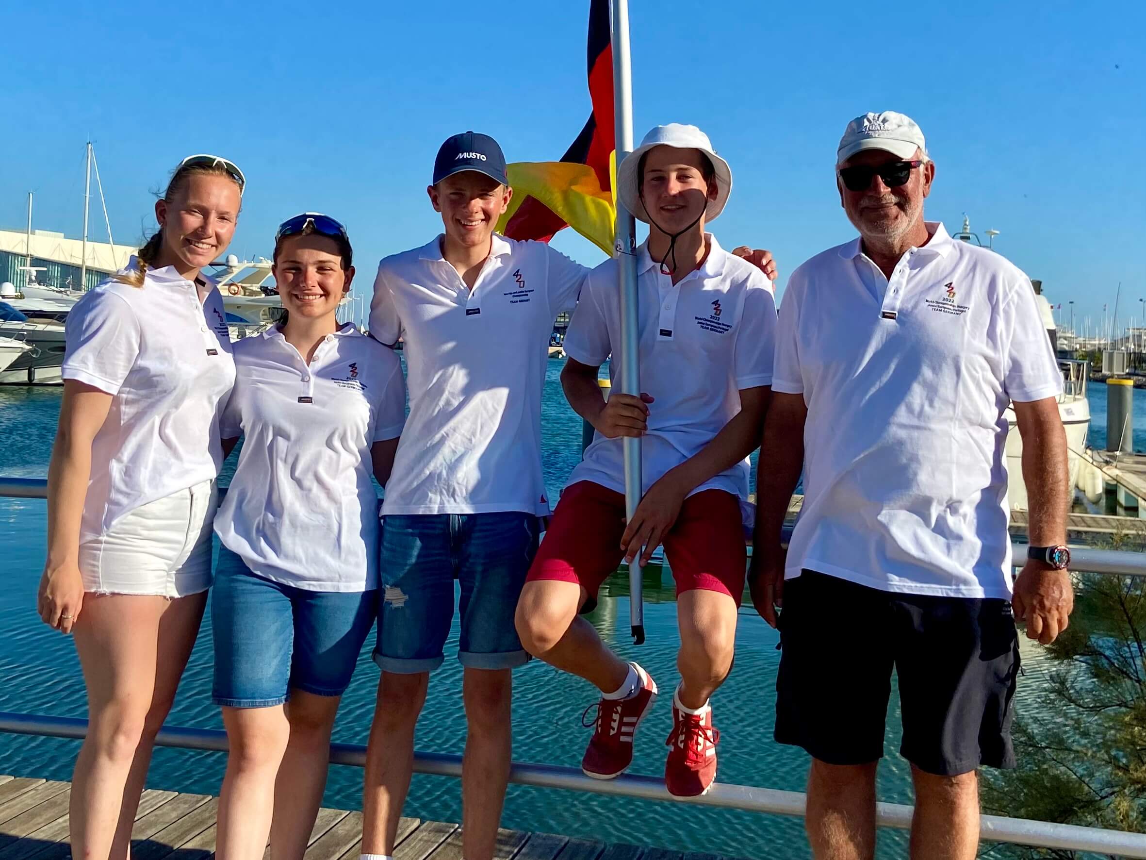 Jugendeuropameisterschaft der 420er in Vilamoura, Portugal.